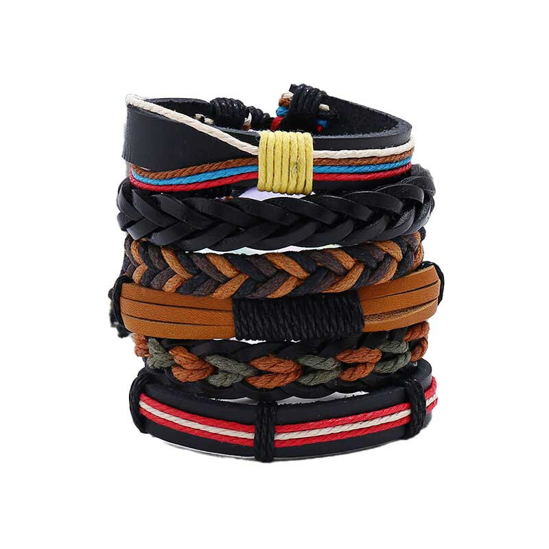 Lodestar Sada 6 kusov pánskych náramkov Mixed Style 65226082