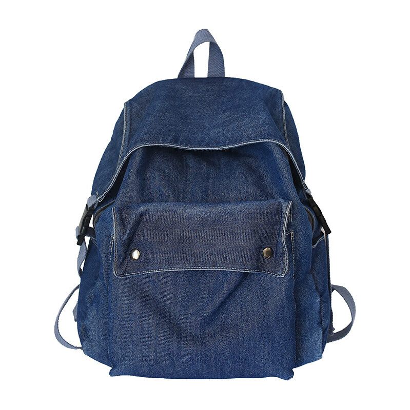 Lifestyle Džínsový unisex batoh Denim - tmavo Modrý 65226124