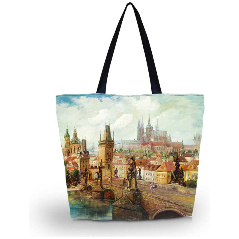 Huado nákupná a plážová taška - Pražský hrad 65226210