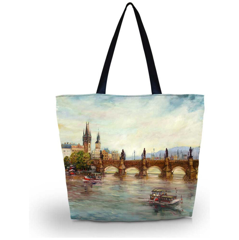 Huado nákupná a plážová taška - Na Vltave 65226212