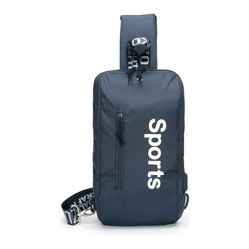 Ozuko športový batoh cez rameno s USB Sports Modrý 10 l 65226251