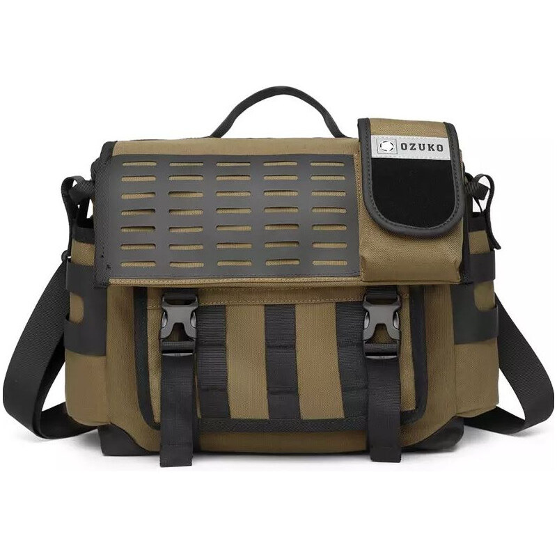 Ozuko pánska taška cez rameno Mercier Zelený 9 l 65226332