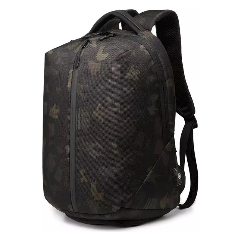 Ozuko študentský školský batoh batoh s USB + zámok Hunting Camo 33L 65226339