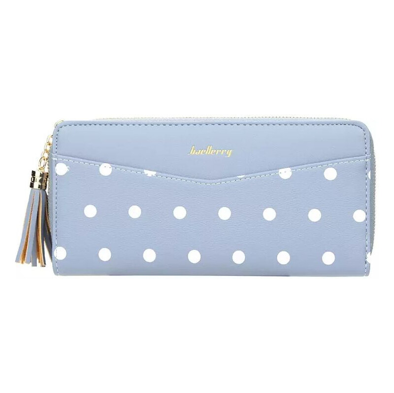 Baellerry Dámska peňaženka so bodkami a strapcami Modrá 65226355