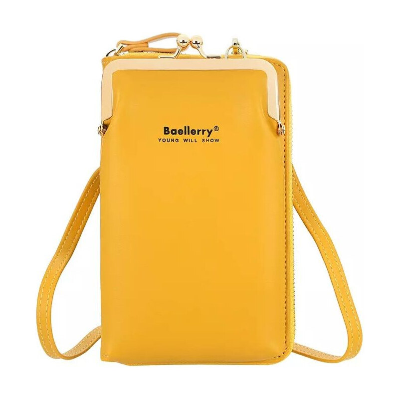 Baellerry Dámska peňaženka s popruhom Georgia Žltá 65226377
