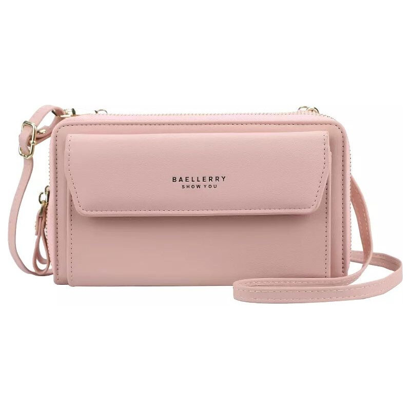 Baellerry Dámska peňaženka s popruhom Maddie Svetlo ružová 65226397