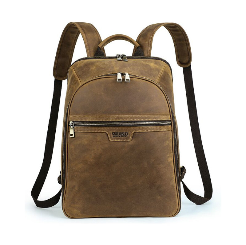 Contacts luxusný pánsky kožený batoh Henasen 16L 65226410