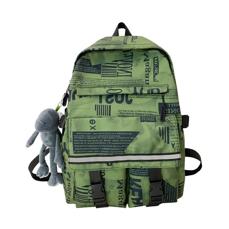 Lifestyle Študentský športový školský batoh Noviny zelený 16L 65226519