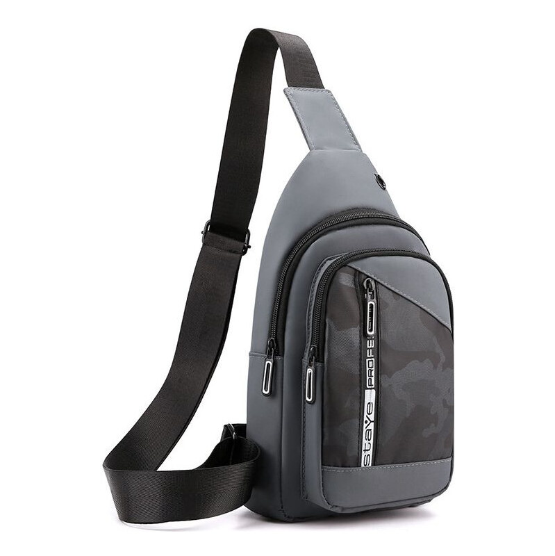 Lifestyle Pánska taška cez hruď Kyle Staye Šedá 4L 65226523