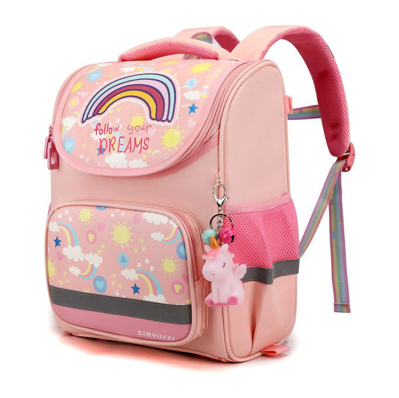 Lifestyle Detský školský batoh Follow Dream Ružový 13L 65226626