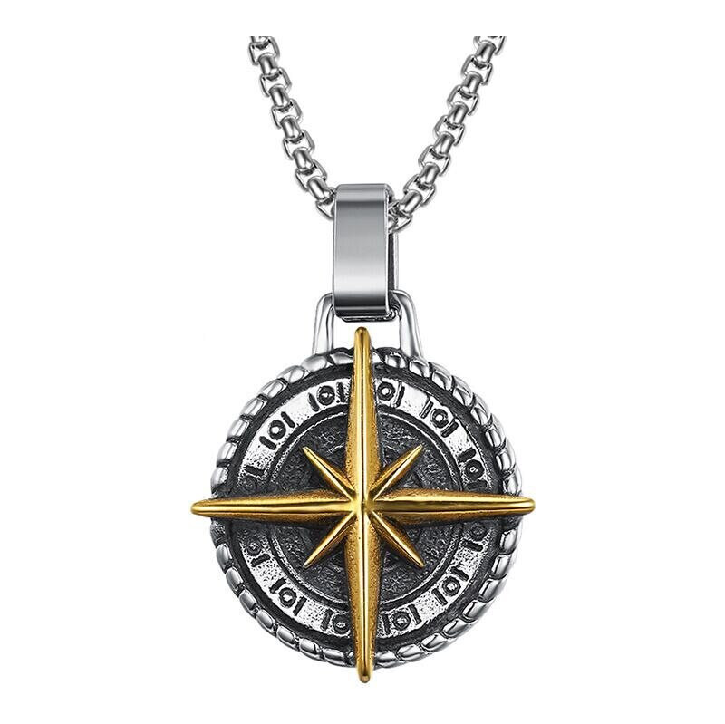 Impress Jewelry Prívesok z chirurgickej ocele Nordic Star - Kompas 65226644