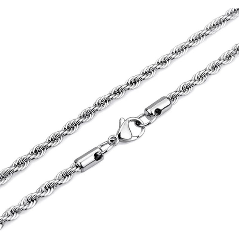 Impress Jewelry Retiazka z chirurgickej ocele Just Twisted 3mm / 60 cm 65226641