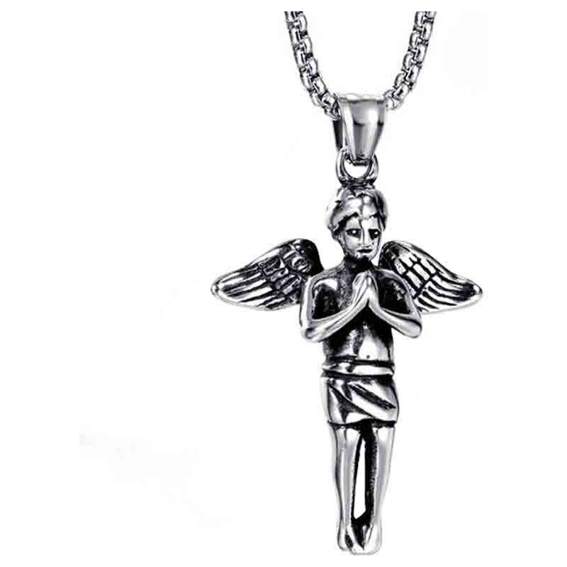 Impress Jewelry Prívesok s retiazkou Anjel Prukiel Strieborný 65226649