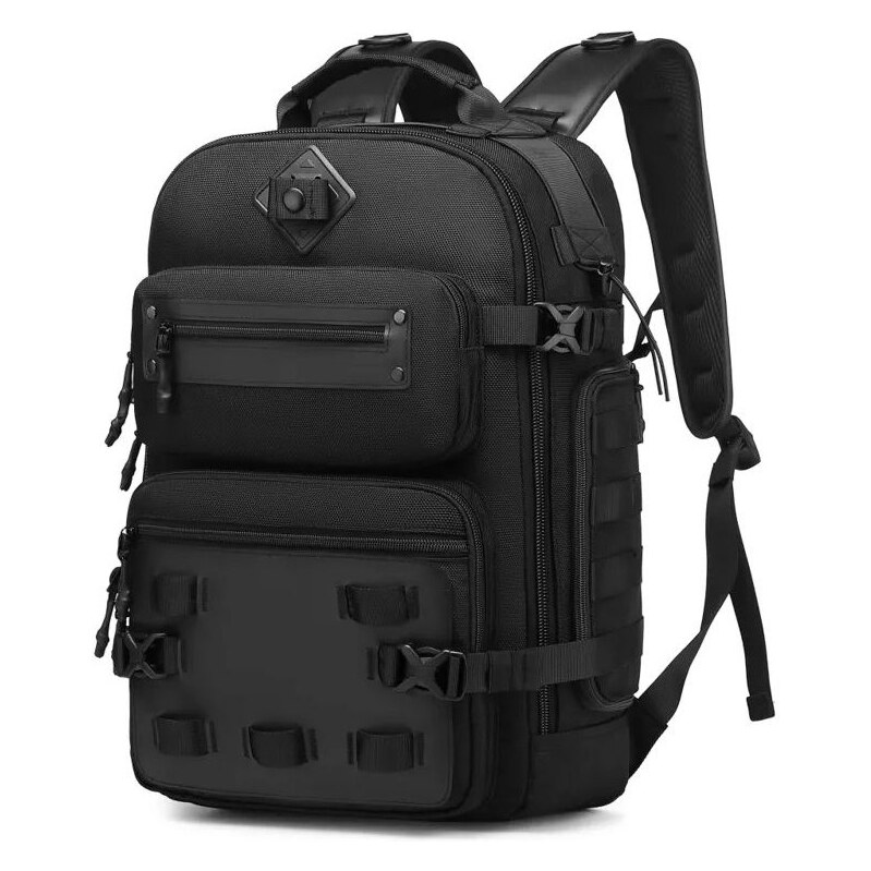 Ozuko športový cestovný školský batoh Warcon Čierny 28L 65226714