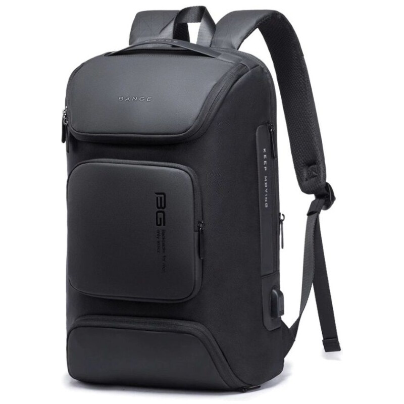 BANGE Business školský batoh s USB NURAY Čierny 30L 65226744