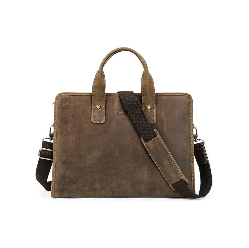 Contacts pánska kožená taška cez rameno Vaneng 65226807