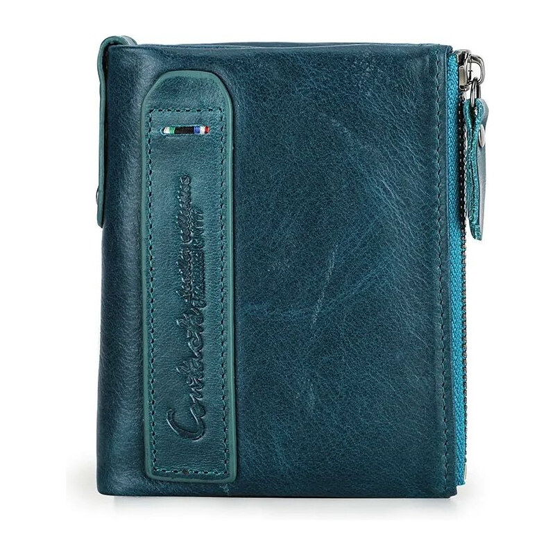 Contacts dámska kožená peňaženka Huron Tyrkysová 65226806