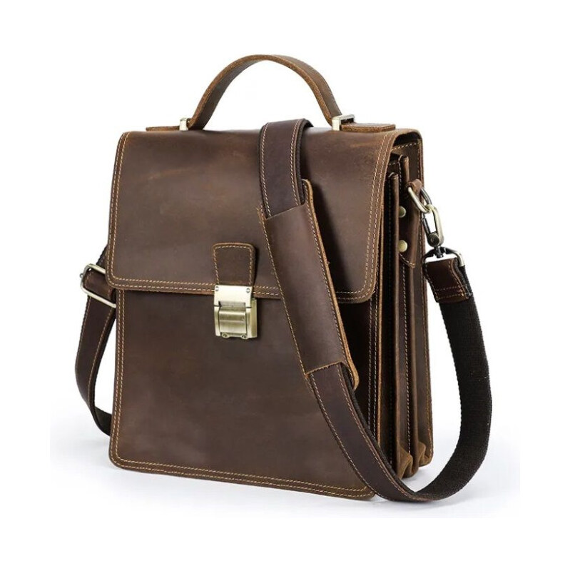 Contacts pánska kožená taška cez rameno Poppon 65226808