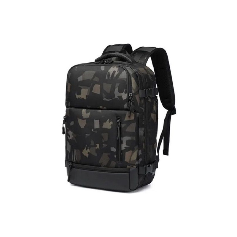 Ozuko Outdoor cestovný školský batoh s USB Daudet CAMO 22L 65226853
