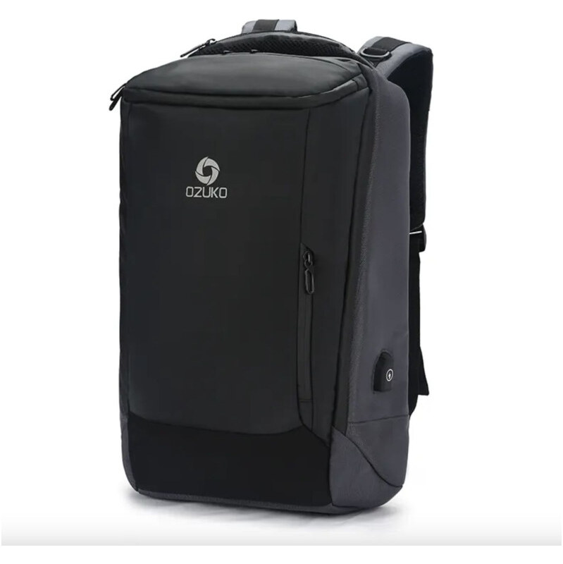 Ozuko cestovný aj školský batoh s USB Darel Šedý 23L 65226860