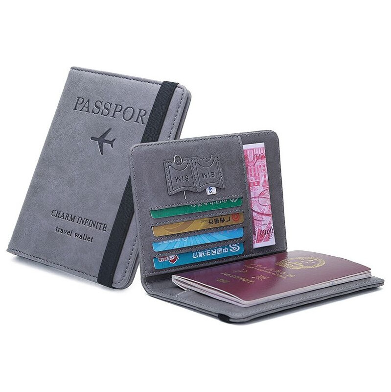 Baellerry Puzdro na pas Travel wallet Šedé 65226869