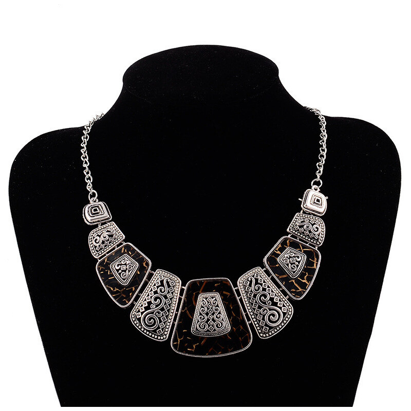 Lodestar Bižutérny masívny náhrdelník Vintage Wood 65226896