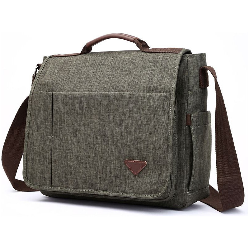 Canvasio Pánska plátená taška crossbody Holden Zelená 65226913