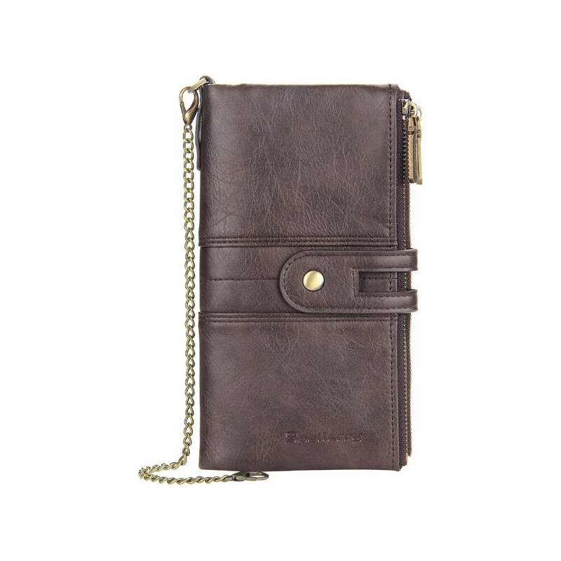 Baellerry pánska dlhá peňaženka s retiazkou Hnedá 65226930