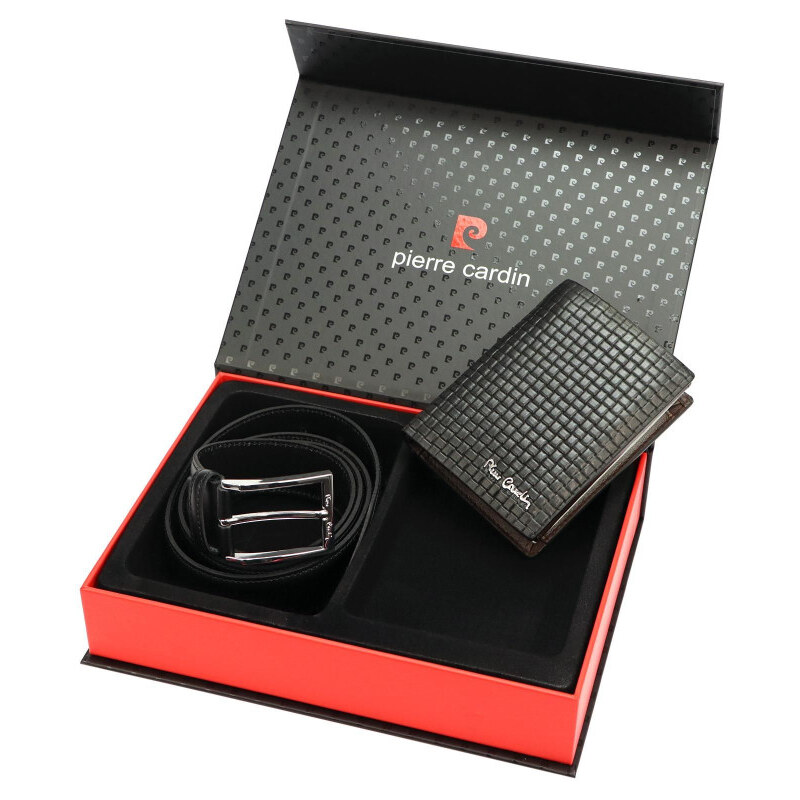 Pierre Cardin pánska darčeková sada peňaženka s opaskom Sarthe 65226982
