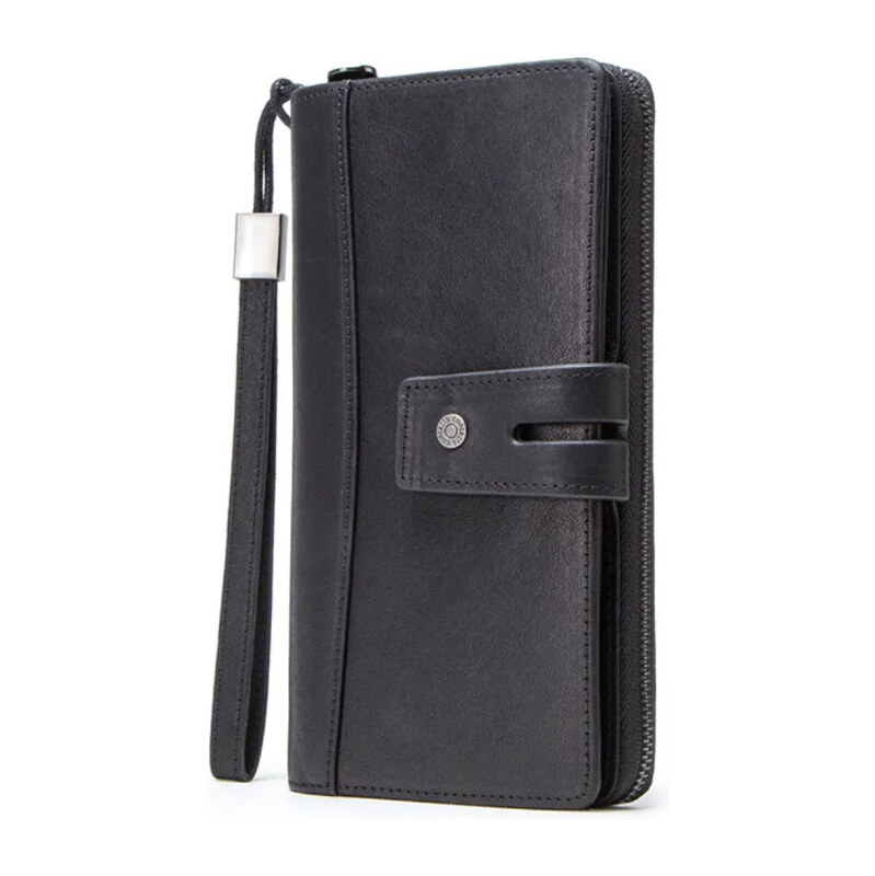 Contacts pánska kožená peňaženka Cortes Čierna 65227007