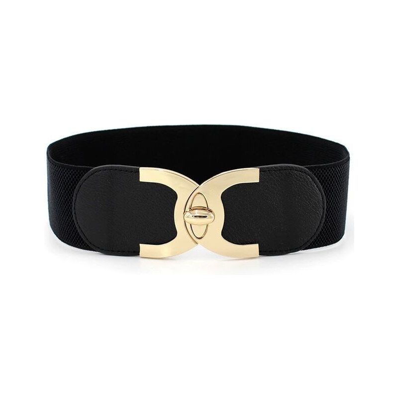 Lifestyle Dámsky opasok na šaty s prackou FlaG Čierny 65226005