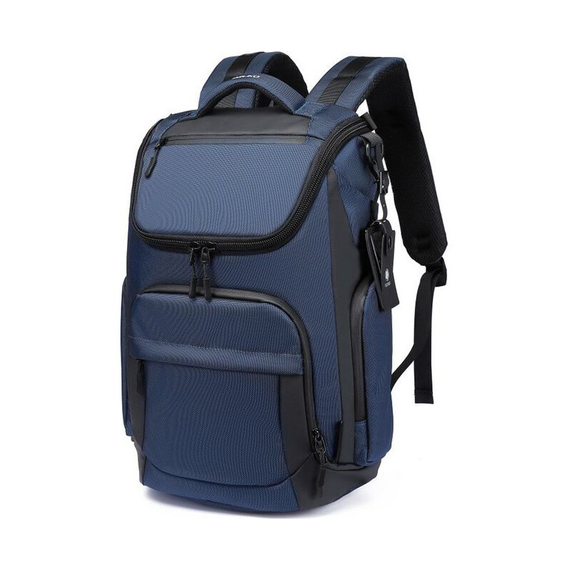 Ozuko Outdoor cestovný školský batoh Hiking Modrý 23L 65227159