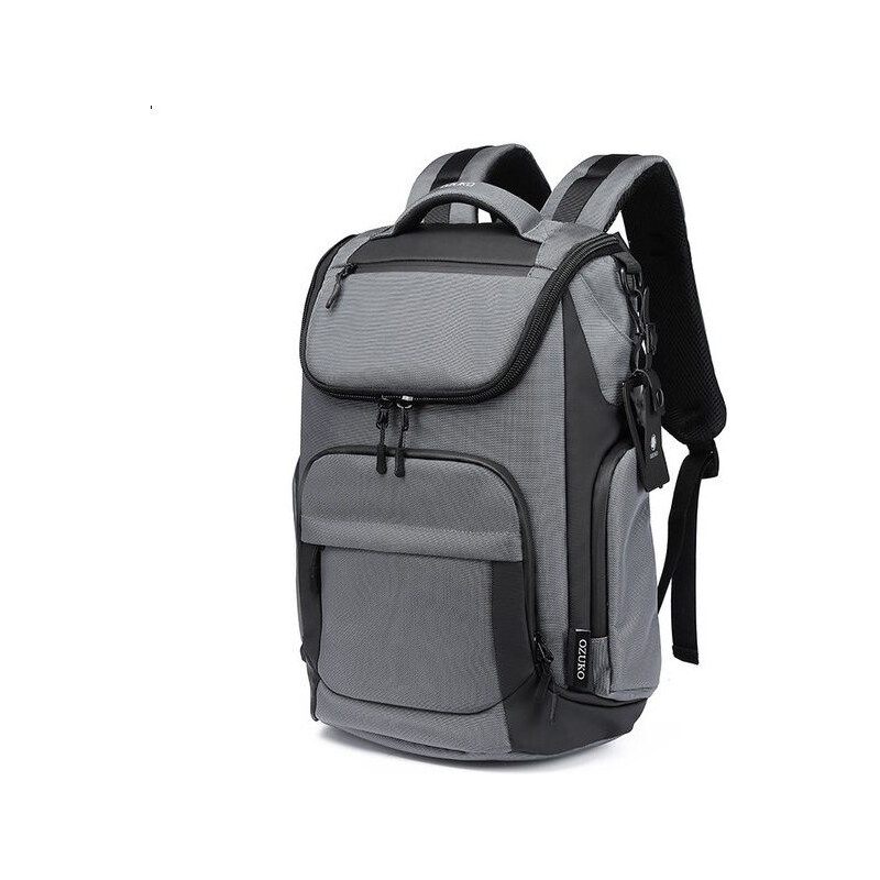 Ozuko Outdoor cestovný školský batoh Hiking Šedý 23L 65227160