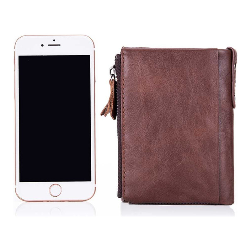 Bullcaptain kožená peňaženka Albuin Hnedá