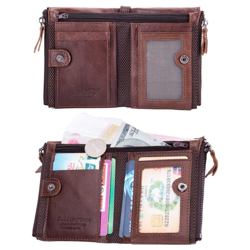 Bullcaptain kožená peňaženka Albuin Hnedá