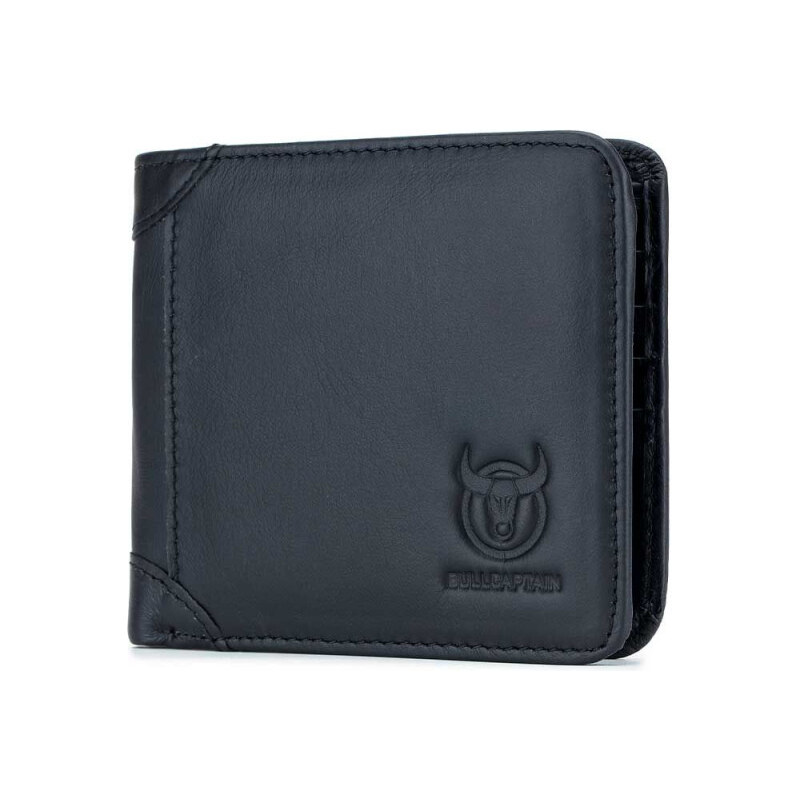 Bullcaptain elegantná kožená peňaženka Werner Čierna 65227184