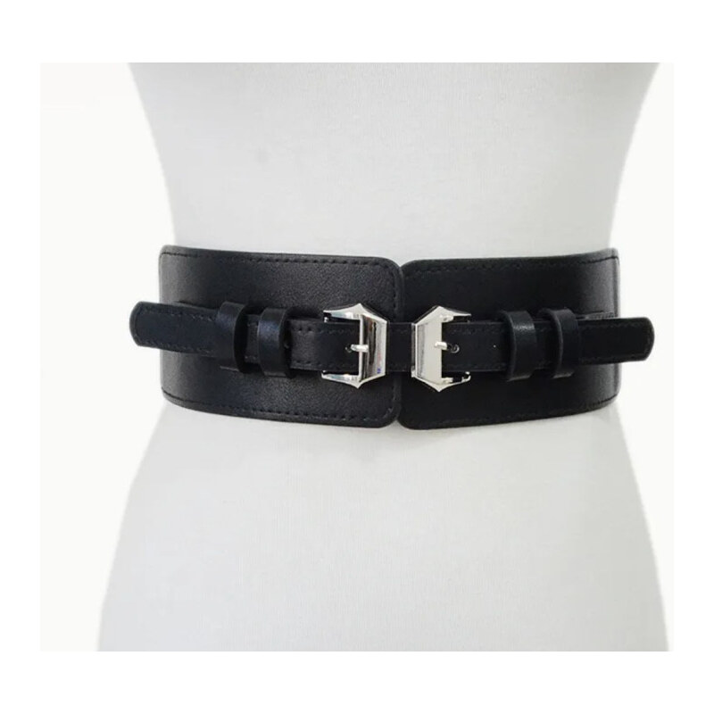 Lifestyle Dámsky široký korzetový opasok Basile Čierny 65227195