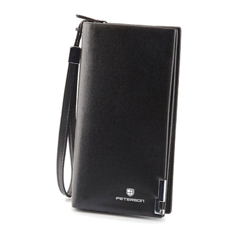 Gregorio Peterson pánska dlhá peňaženka čierna v krabičke 65227246