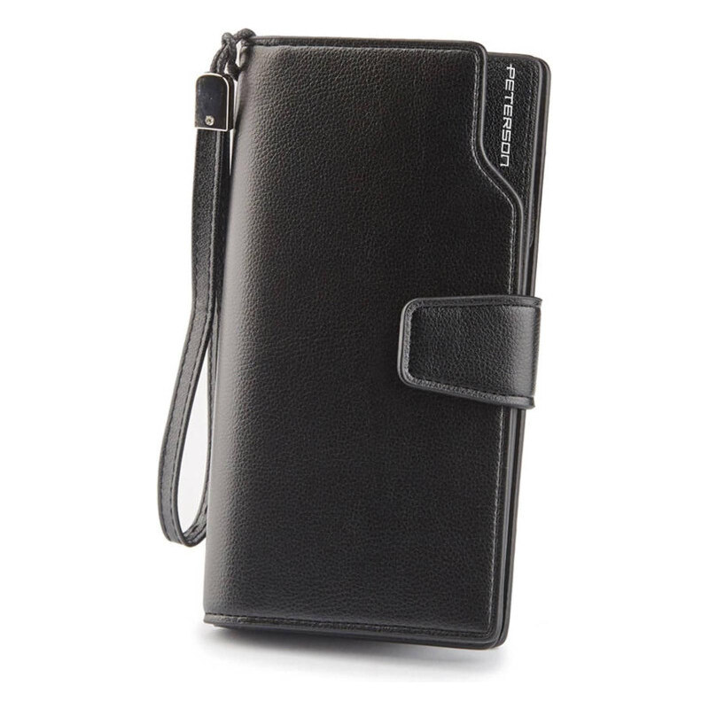 Gregorio Peterson pánska peňaženka dlhá Lord čierna v krabičke 65227245