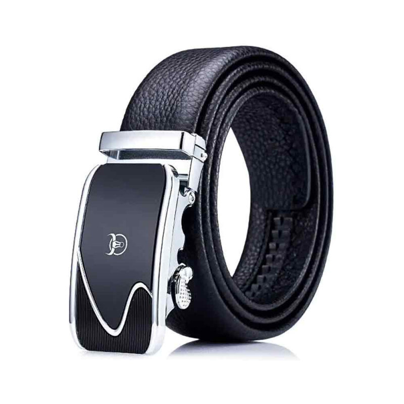 Bullcaptain pánsky kožený opasok automat Magnum Čierny 65227279