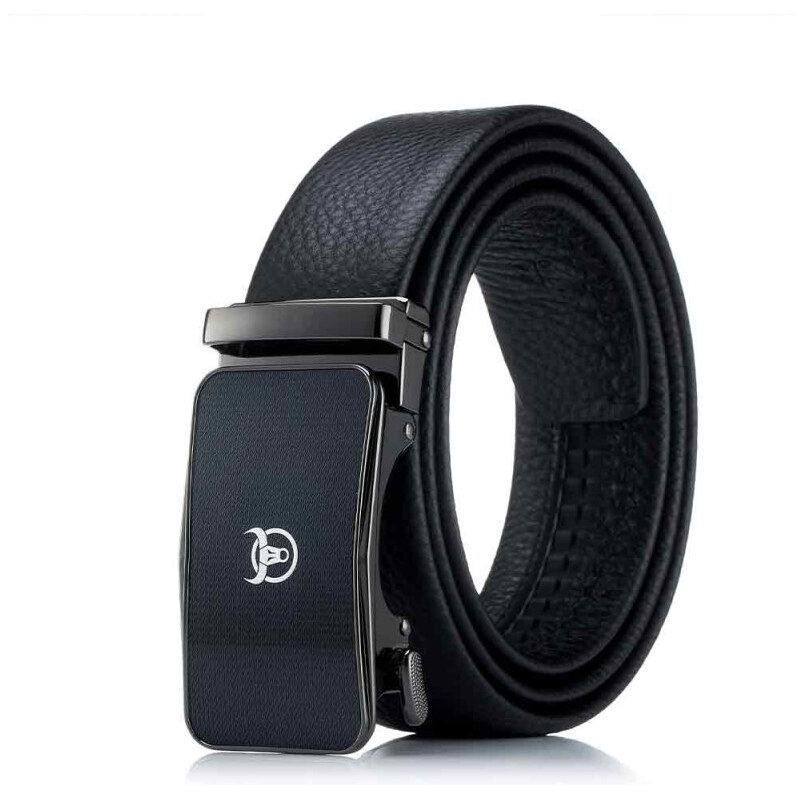 Bullcaptain pánsky kožený opasok automat Decided Čierny 65227282