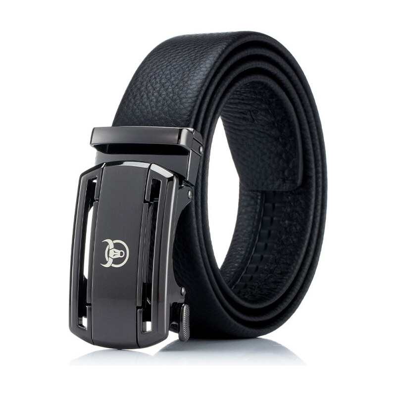 Bullcaptain pánsky kožený opasok automat Defense Čierny 65227284