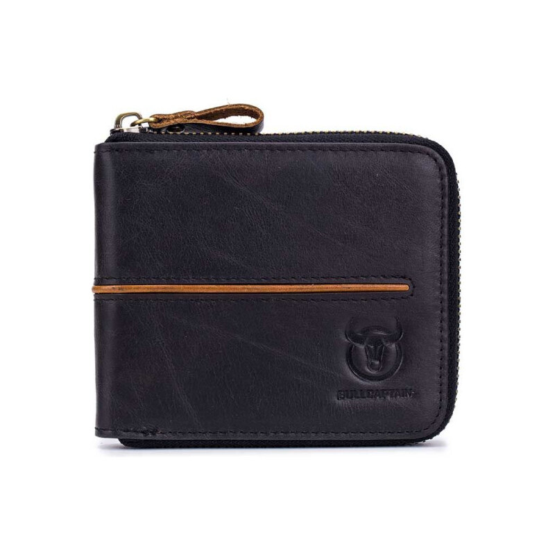 Bullcaptain elegantná kožená peňaženka Tyron Čierna 65227301