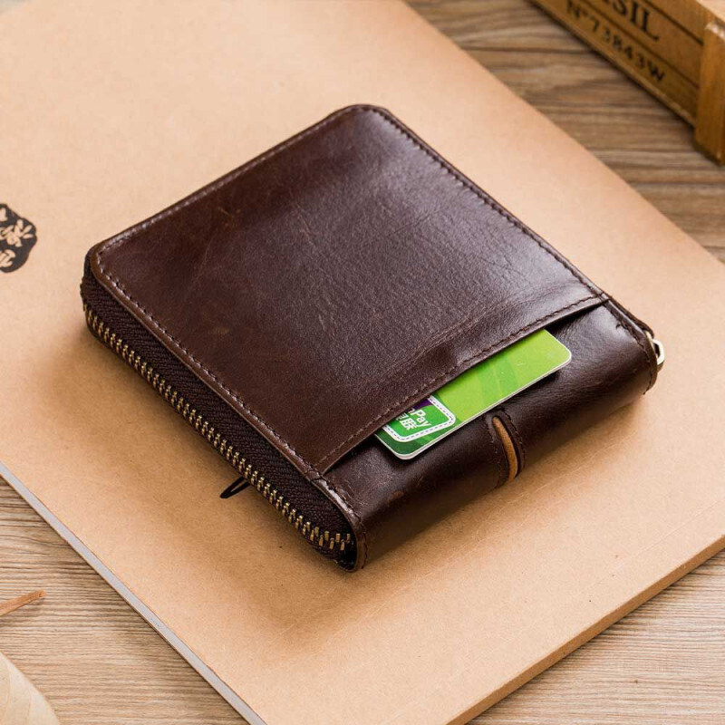 Bullcaptain elegantná kožená peňaženka Tyron Hnedá