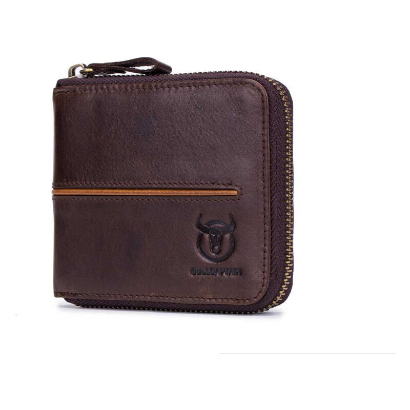 Bullcaptain elegantná kožená peňaženka Tyron Hnedá