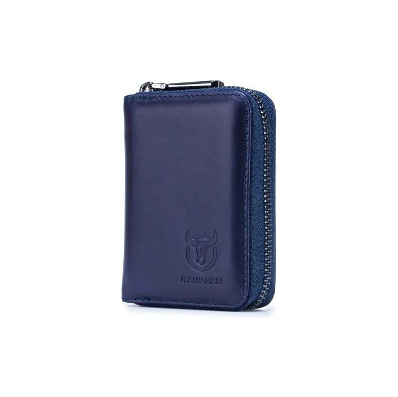 Bullcaptain elegantné kožené púzdro na doklady Modré 65227312