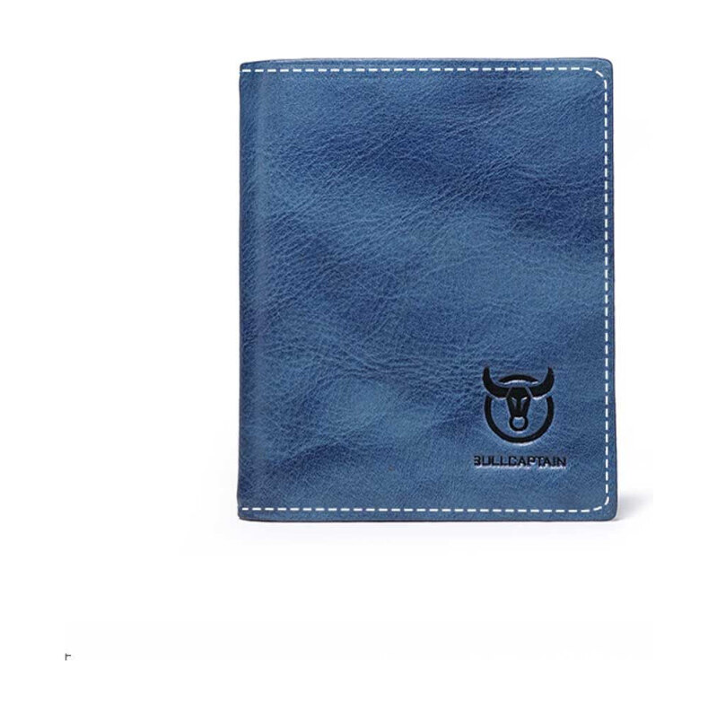 Bullcaptain elegantná kožená peňaženka Klervi Modrá 65227315