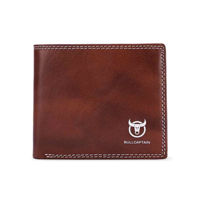 Bullcaptain elegantná kožená peňaženka Marcien Hnedá 65227314