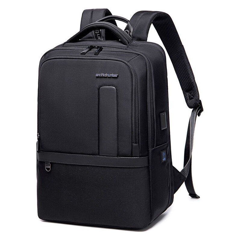 Arctic Hunter cestovný Business batoh s USB Fabricien Čierny 23L 65227339
