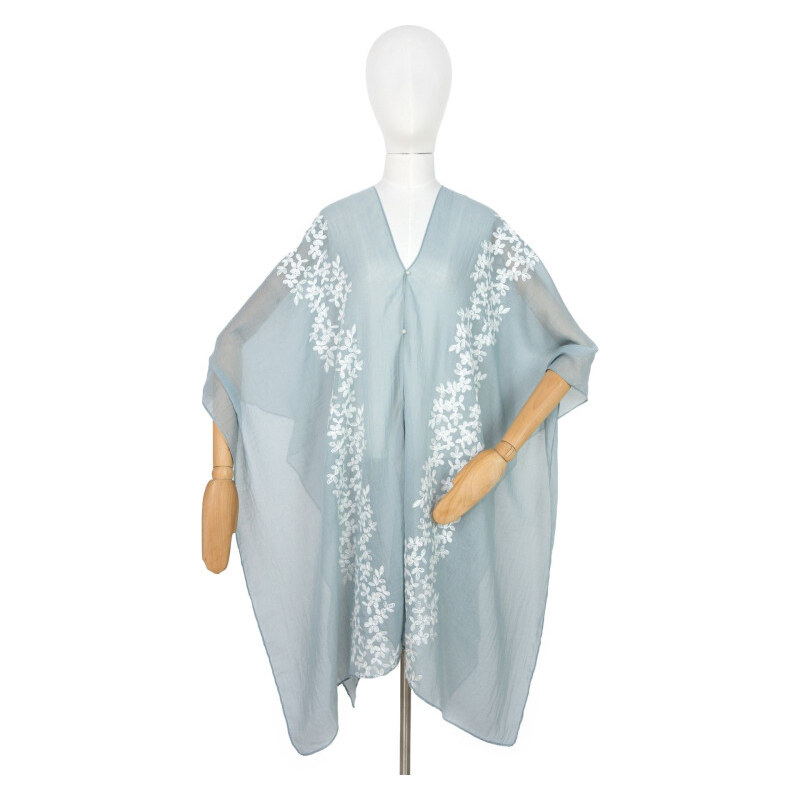 ArtOfPolo pončo na plavky Pareo Marsala Šedé 65227465